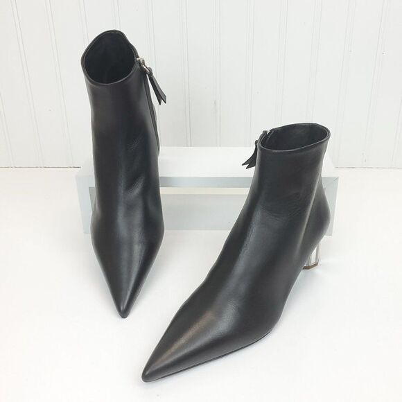 Proenza Schouler Mirrored Facet Heel Pointed Ankle Boots SH-050 - Picture 5 of 16